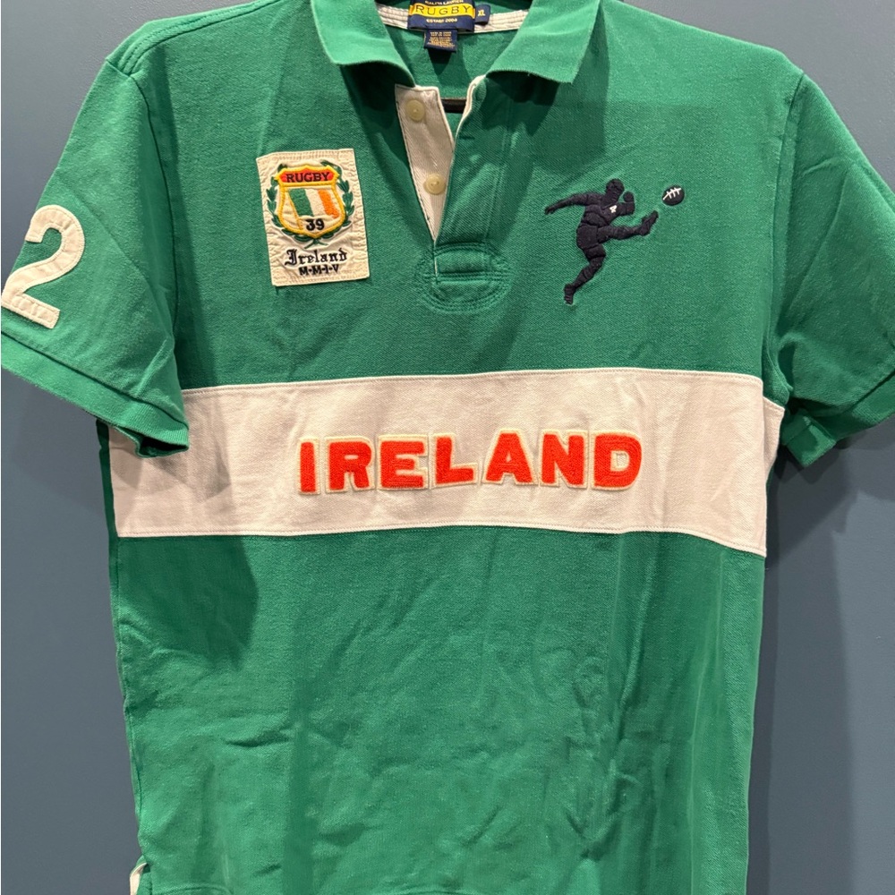 Ralph Lauren Green Rugby Polo